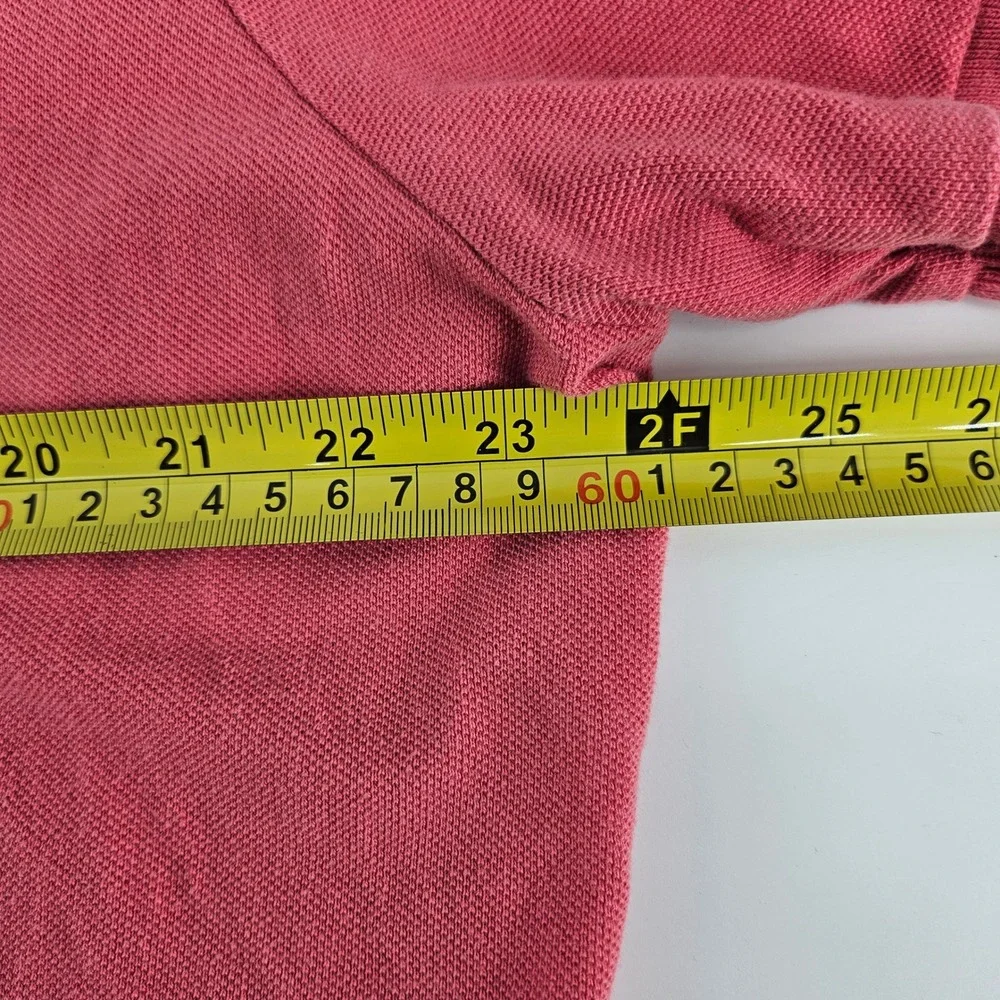 Polo Ralph Lauren Mens XXL Classic Fit Salmon Pink Short Sleeve Mesh Polo Shirt